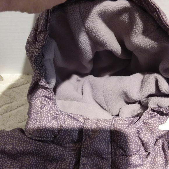 H&M heart pattern fleece-lined jacket - Picture 3 of 8